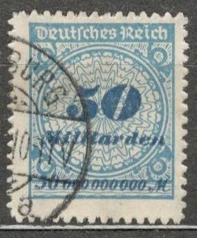 D.REICH 1923 (Mi.330 B) --- kat.900eu