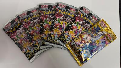Super aukce o 6 Pokémon Japonských boosterů!
