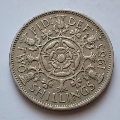 Velká Británie 2 Shilling 1963