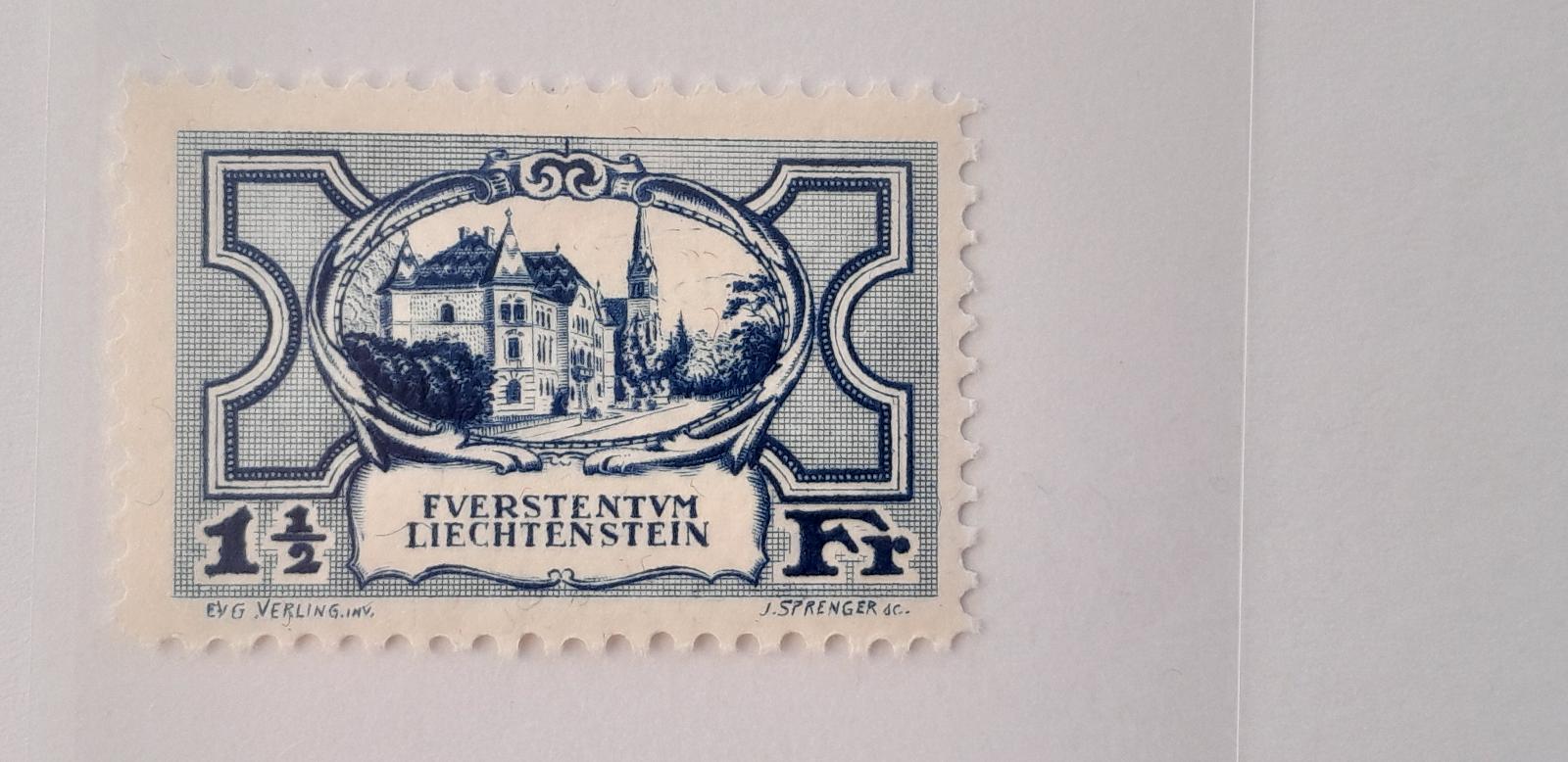 Lichtenštajnsko 1925 Mi.Nr. 71 MNH !!! - Známky