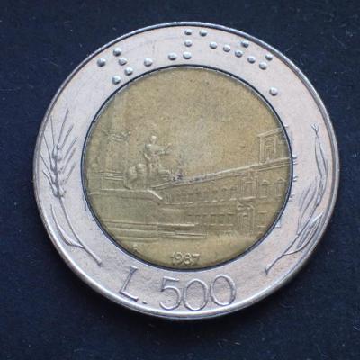 Itálie L.500 1987 (28.12.C.2)