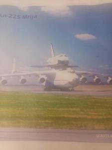 Plakát Antonov AN-225 Mrija s Buranem