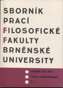 Sborník prací filosofické fakulty Brněnské university, 