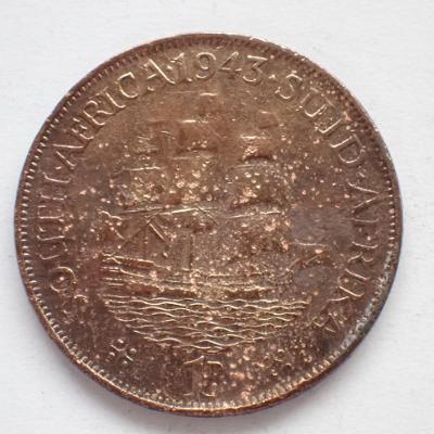 One Penny 1943 - South Africa (27.4.C.3)