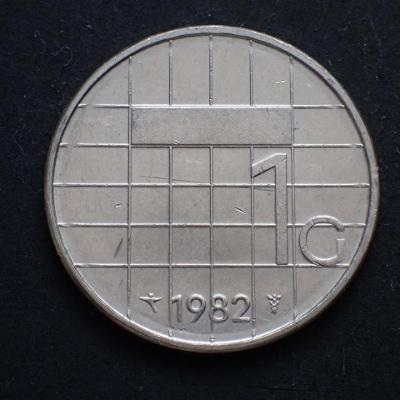 Holandsko - 1 gulden 1982 (377d3)