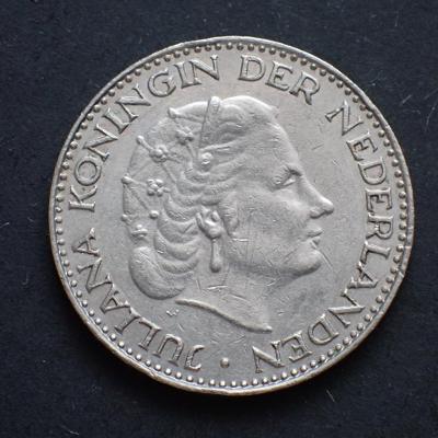 Nizozemsko 1 gulden 1967 (377d4)