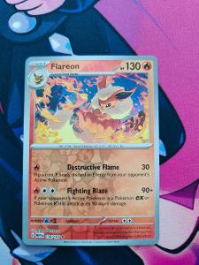Pokémon karta Reverse Holo Flareon (MEW 136) - 151