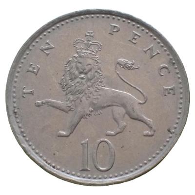 Velká Británie 10 Pence 1992