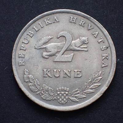 CHORVATSKO 2 kune 1993 (378b5)