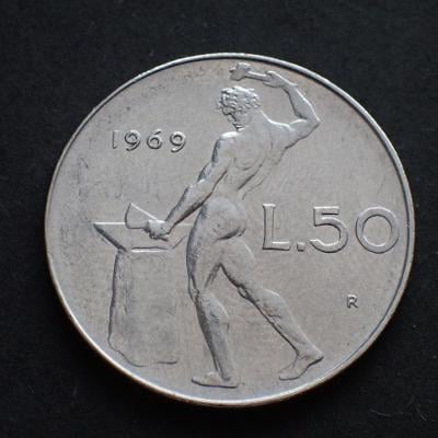 Itálie 50 lir 1969 (3710D2)