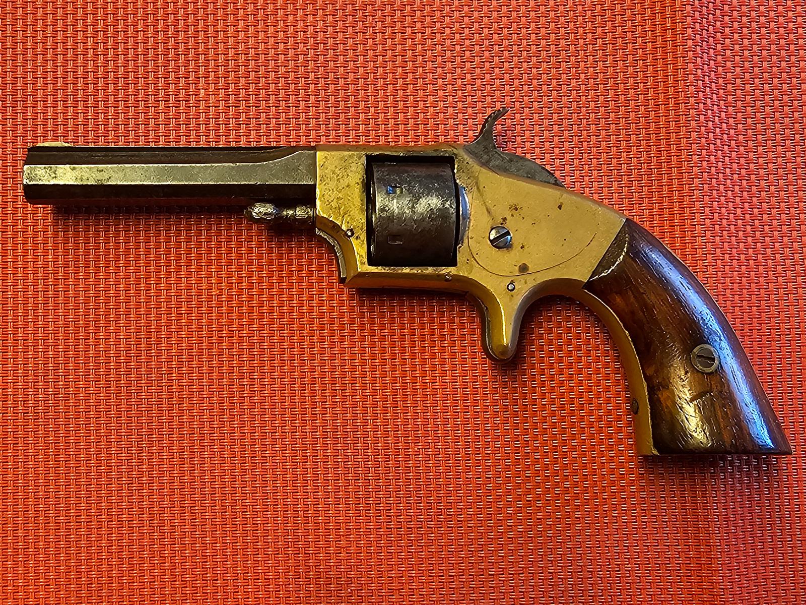 Vreckový revolver amerika Smith and Wesson cal 22 short - Zberateľské zbrane