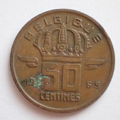 Belgie - 50 cent 1969 (9.6c3)