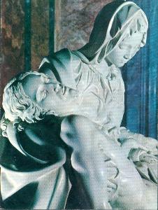 25A2945 Řím bazilika sv. Petra - Michelangelo : Pieta