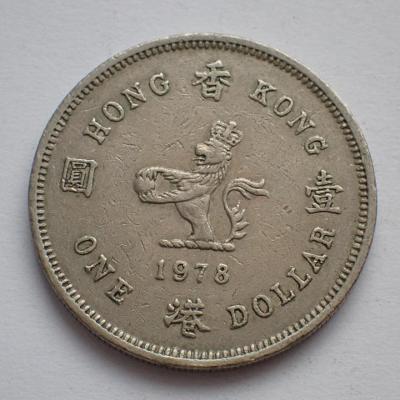 Hong Kong - Velká Británie 1 Dollar 1978 (2211a4)