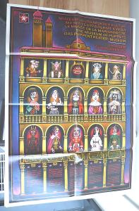 Muzeum loutkářských kultur (plakát, loutky, ČSSR Chrud