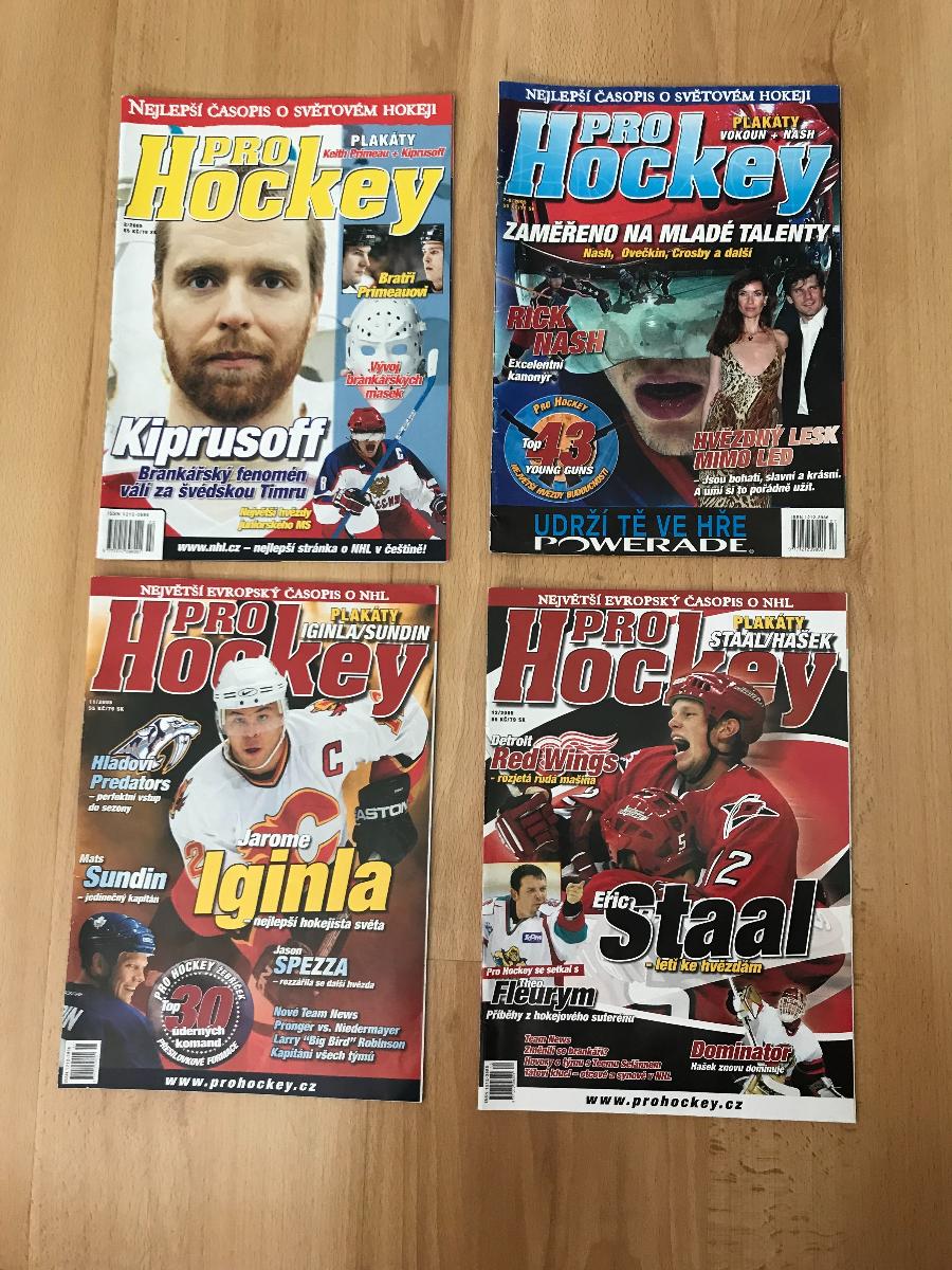 Súbor 4 časopisov - Pre Hockey - ročník 2005 - Knihy a časopisy