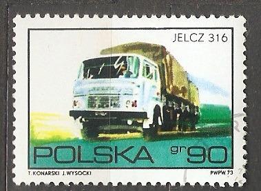 Doprava auta nakladne Polsko 1973  