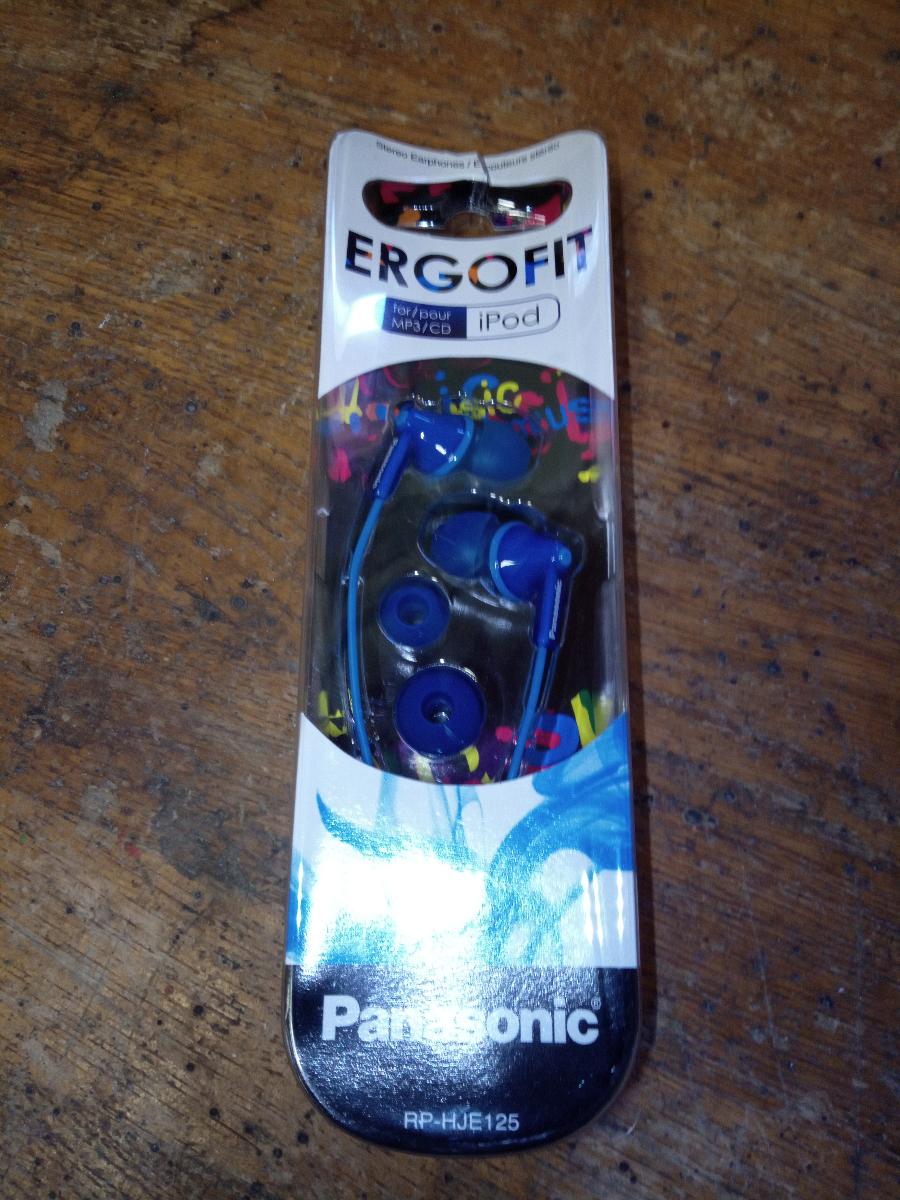sluchátka Panasonic pecky modré - Počítače a hry