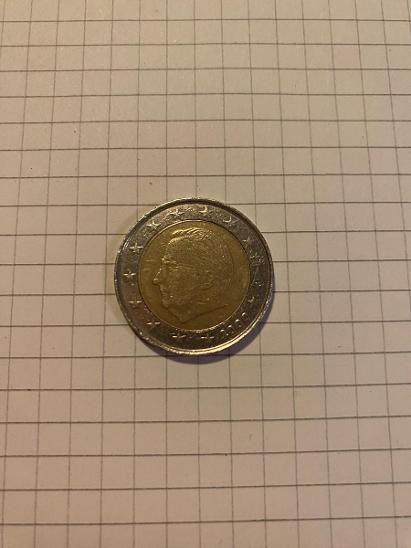 2 euro belgicko 🚨 rok 2000 unikát - Zberateľstvo