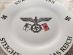 Porcelánový tanier NSDAP Das Reich - Vojenské zberateľské predmety