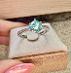 Zelený Moissanit moissanite diamantový Snubný prsteň diamant 925 - Šperky
