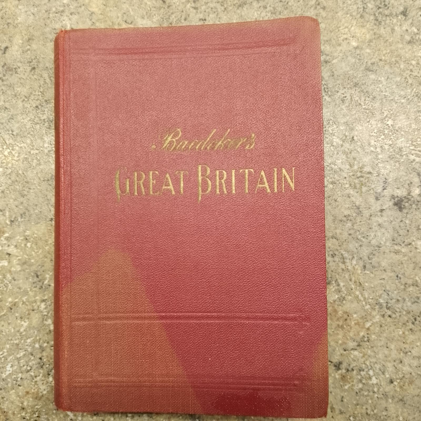 starý sprievodca Baedeker Great Britain 1937 - Knihy a časopisy