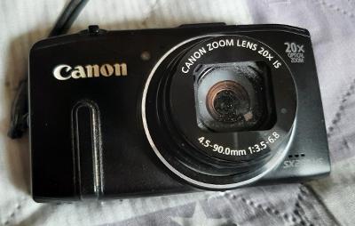 Fotoaparát Canon SX 280 HS + karta SanDisk 15 GB + nabíjačka