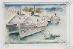 Vojenstvo, lode, vodná prápor, Dunaj, kolorovaná - Pohľadnice