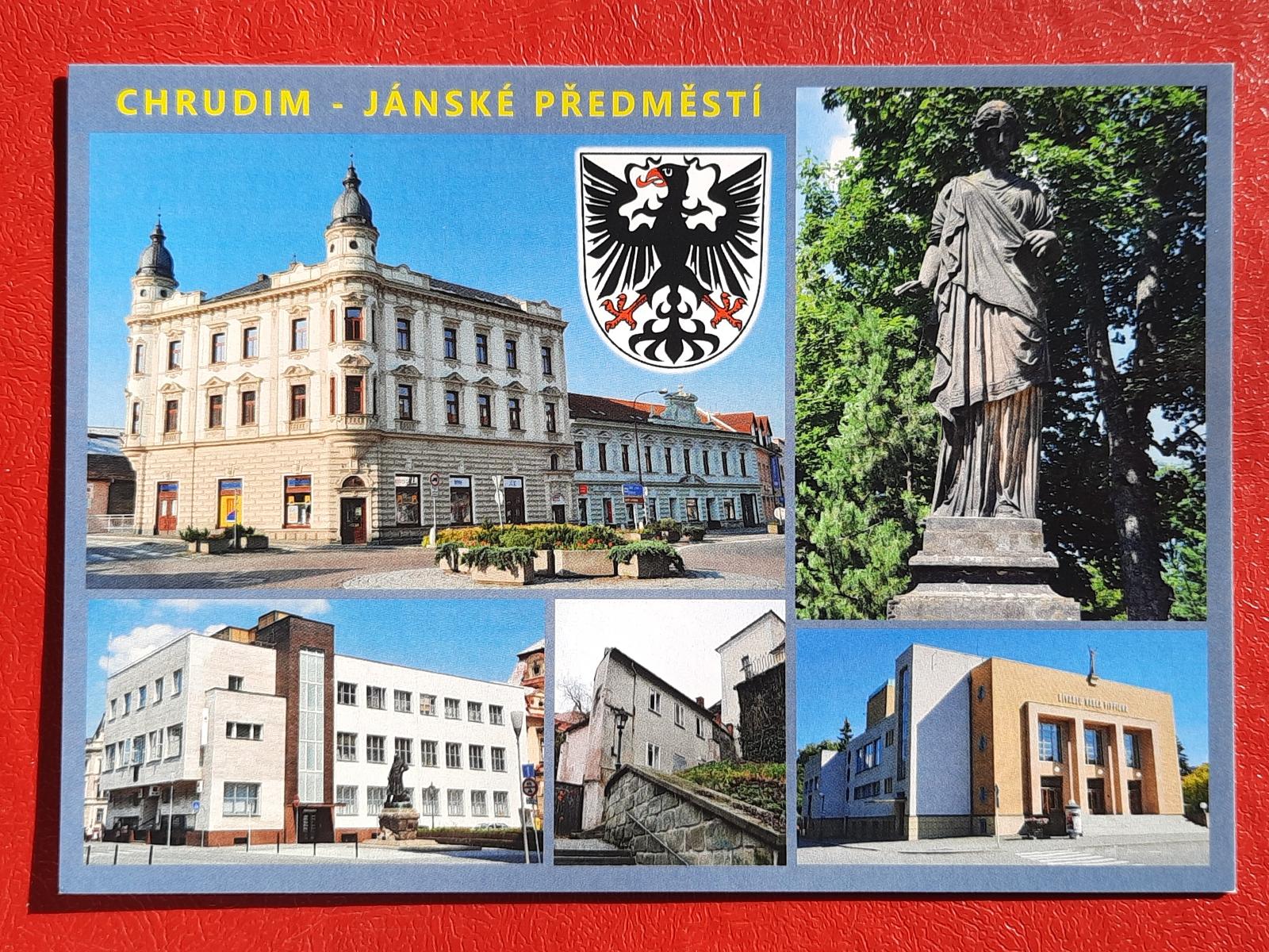 Chrudim Jánske predmestie - Pohľadnice miestopis