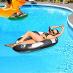 FORMIZON Nafukovací matrac do bazéna 145 cm * 95 cm - Šport a turistika