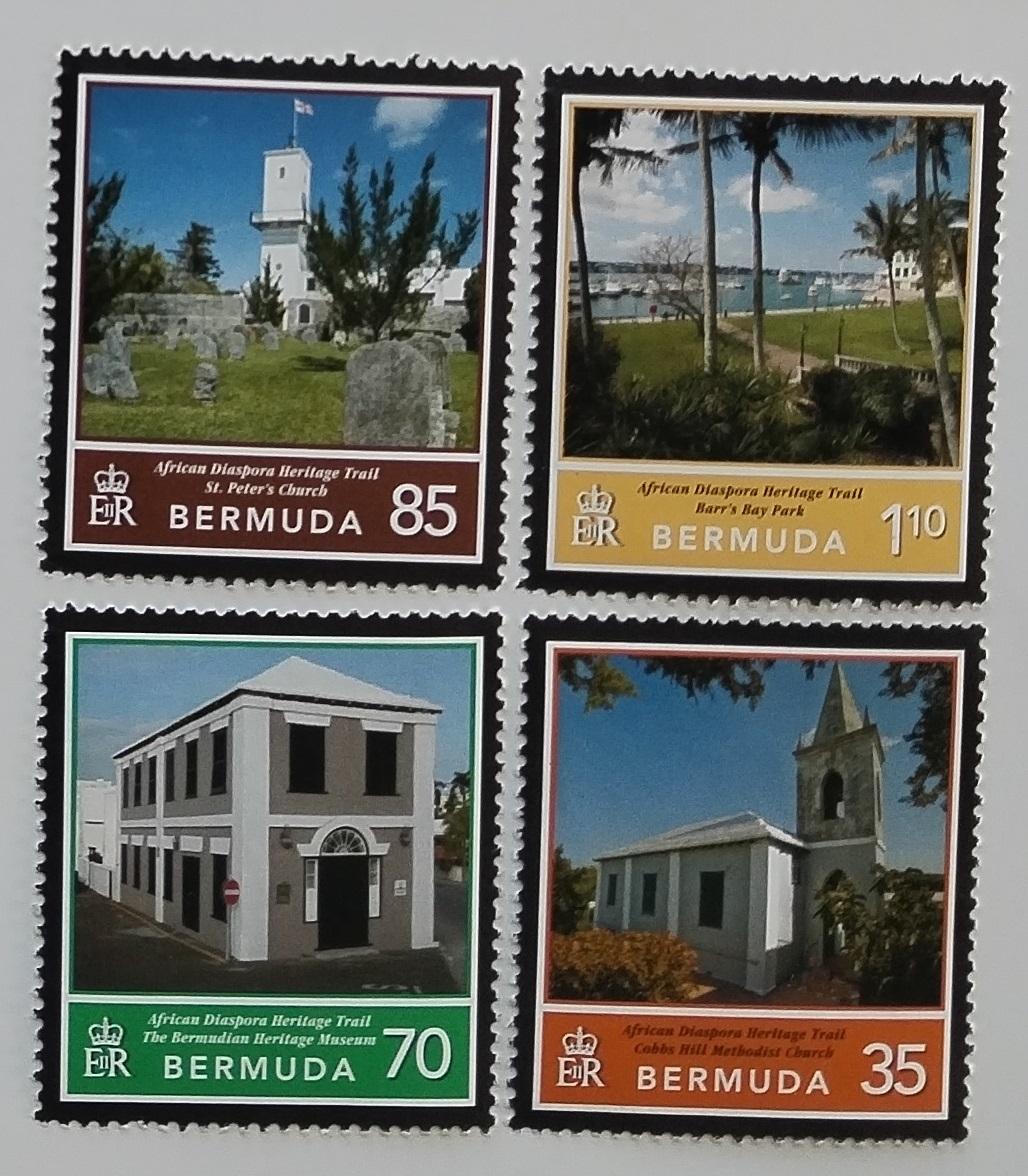 Bermudy 2010 Ostrovné stavby, kostoly a múzeá - Známky