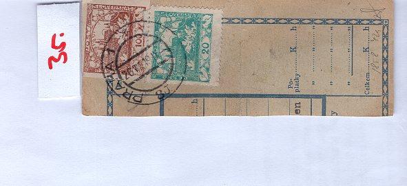 Ústrižky poštových zloženiek - známky Hradčan - Filatelia