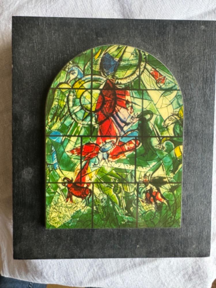 Vyobrazenie vitráže podľa návrhu Marca Chagalla (1887-1985) - Zariadenia pre dom a záhradu