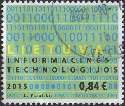 Litva 2015 Mi: LT 1200 Svetový deň rozvoja informačných technológií - Známky