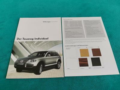 Prospekt Volkswagen Touareg Individual (9/2004), 8+2 strany, nemecky