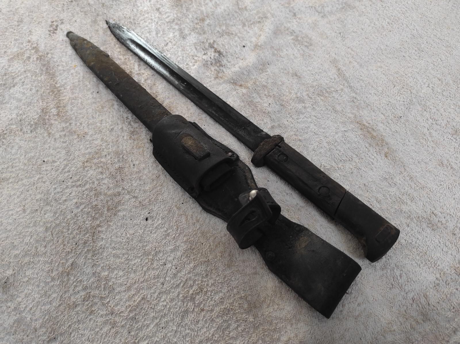 bodák Mauser,nálezovka,WW1 - Vojenské zberateľské predmety