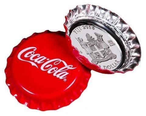 Strieborná minca Coca-Cola® 1 Dollar 2018 PROOF - Numizmatika