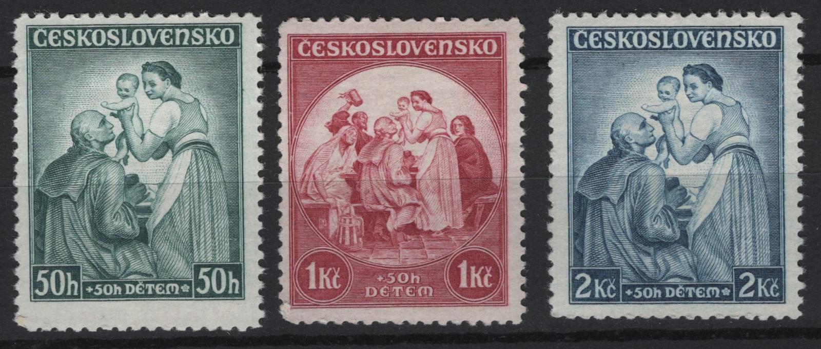 ČSR I 295-297 - Známky Československo+ČR