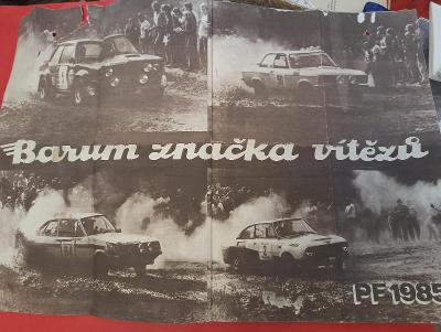 Plagát Barum značka víťazov - PF 1985