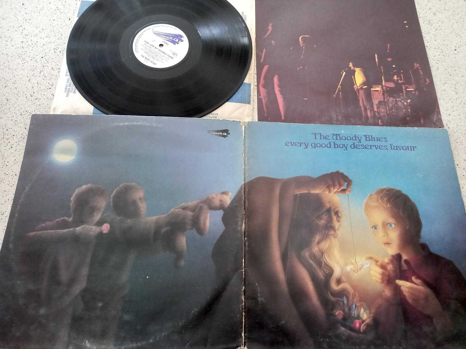 MOODY BLUES “ Every Good Boy Deserves A Favour”/Threshold 1971/orig UK - LP / Vinylové dosky
