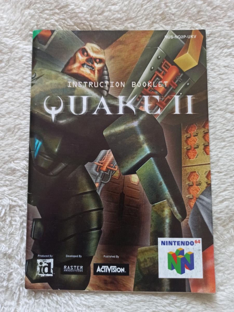 N64 Quake 2 manuál - Počítače a hry