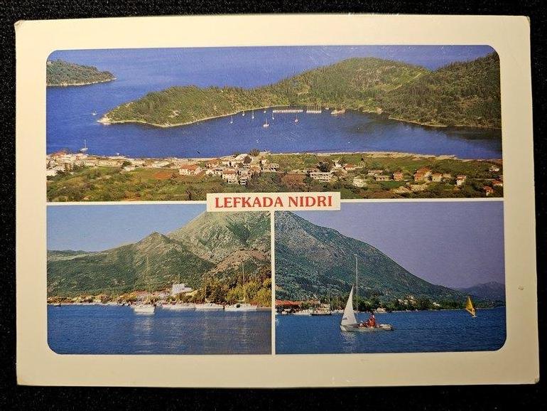 Grécko, ostrov Lefkada, Nidri - Pohľadnice