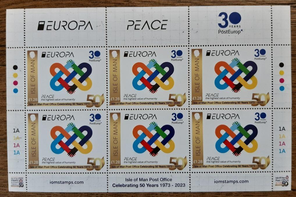 Man ** PL 50 rokov poštového úradu, EUROPA, r.2023 (GB434) - Známky