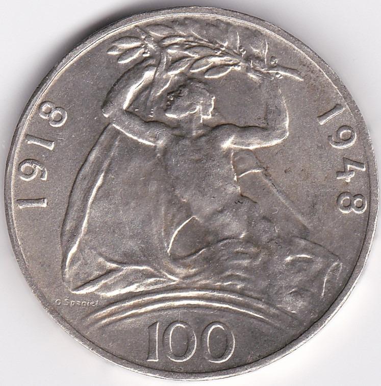 Lot československých strieborných mincí - 3 x stokoruna - Numizmatika