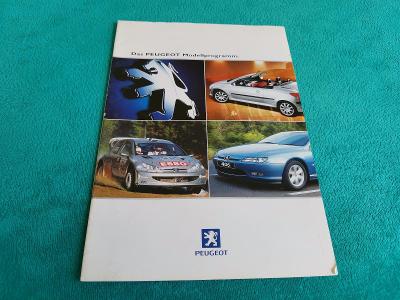 Prospekt Peugeot výrobný program (2000), 32 strán nemecky
