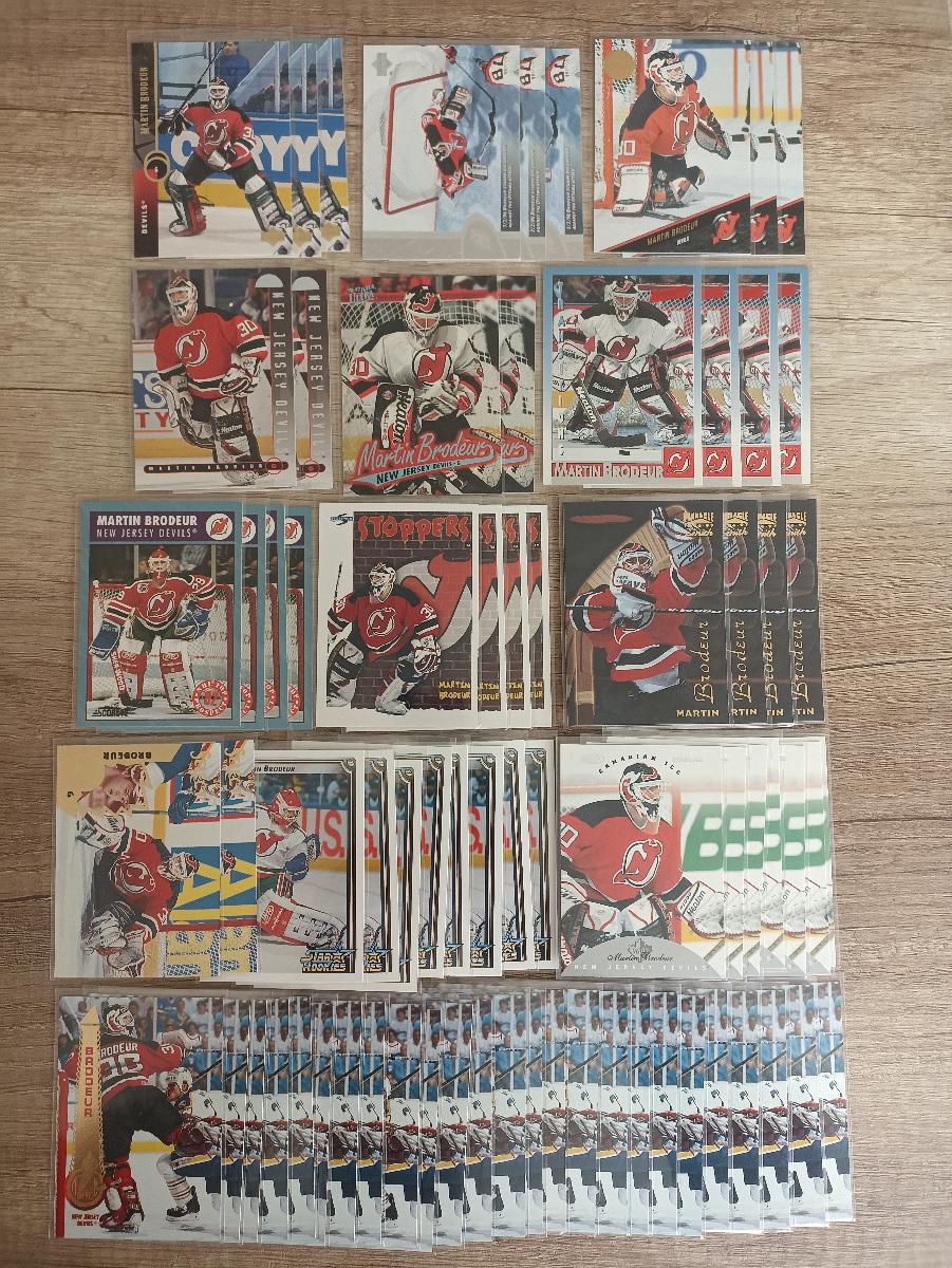Martin Brodeur,,, Mega LOT duplikáty,,,71 kariet 💥 - Hokejové karty