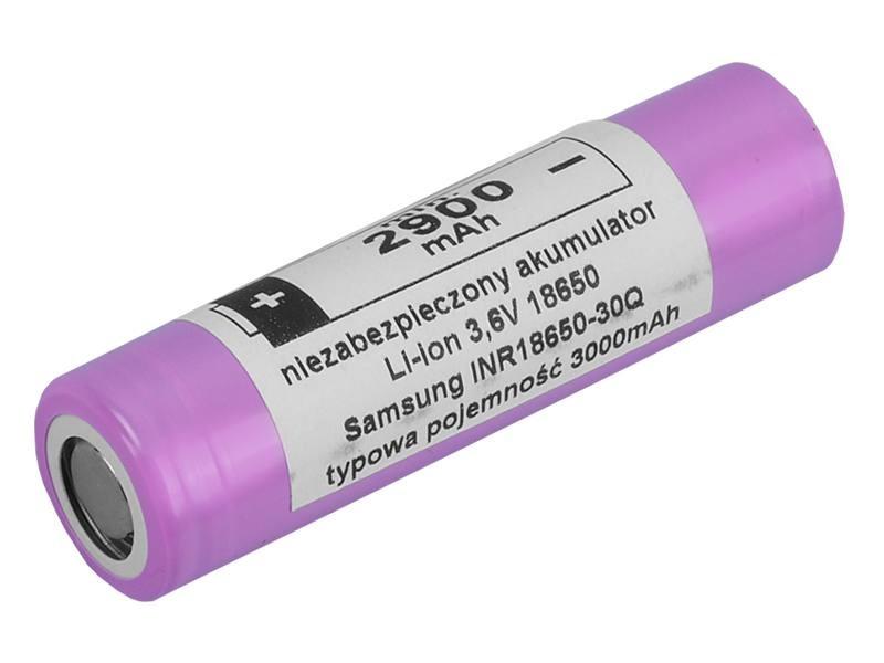 Článok 18650 li-ion batéria SAMSUNG 3,6V 2900mAh INR18650-30Q - Elektro