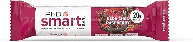 Phd Smart Bar - Proteínové tyčinky, Horká čokoláda a malina, 3x 64g - Šport a turistika