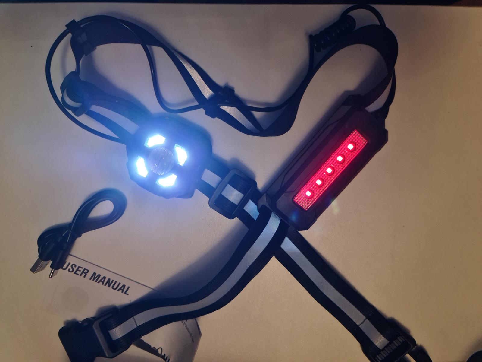 Bezpečnostné LED svietidlo pre bežcov / LED Svetlo - Vybavenie na ostatné športy