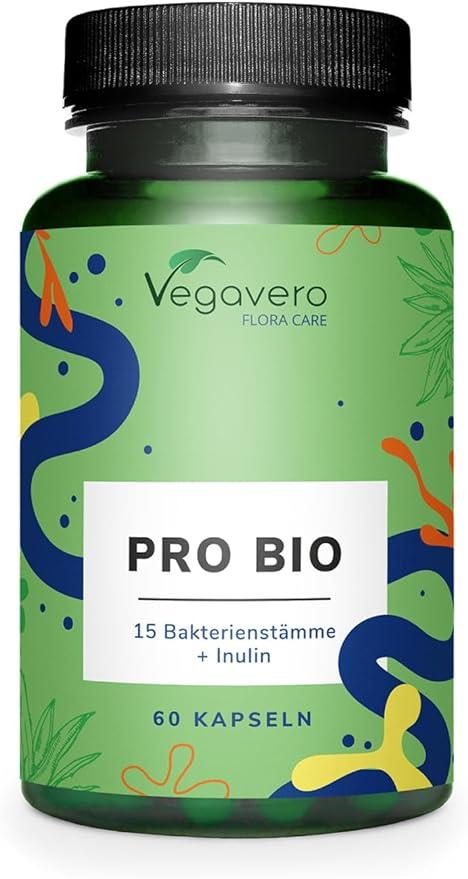 Vegavero - Pre Bio, Probiotiká a prebiotiká, 60 kapsúl - Lekáreň a zdravie